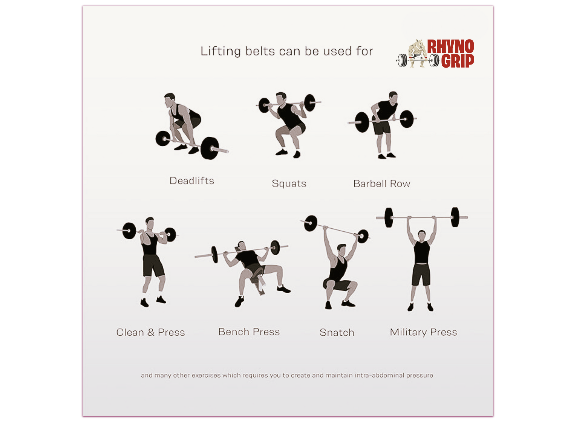 Rhynogrip 13mm Premium Double Lever Leather Weightlifting Belt – Pro Powerlifting Support