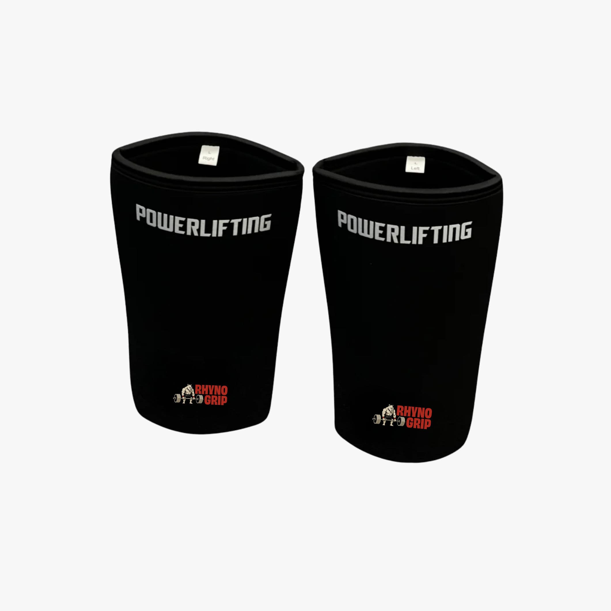 RhynoGrip 7mm Pro Knee Sleeves (Pair) Pure Neoprene Compression Support for Weightlifting, Squats, Powerlifting & Gym Training