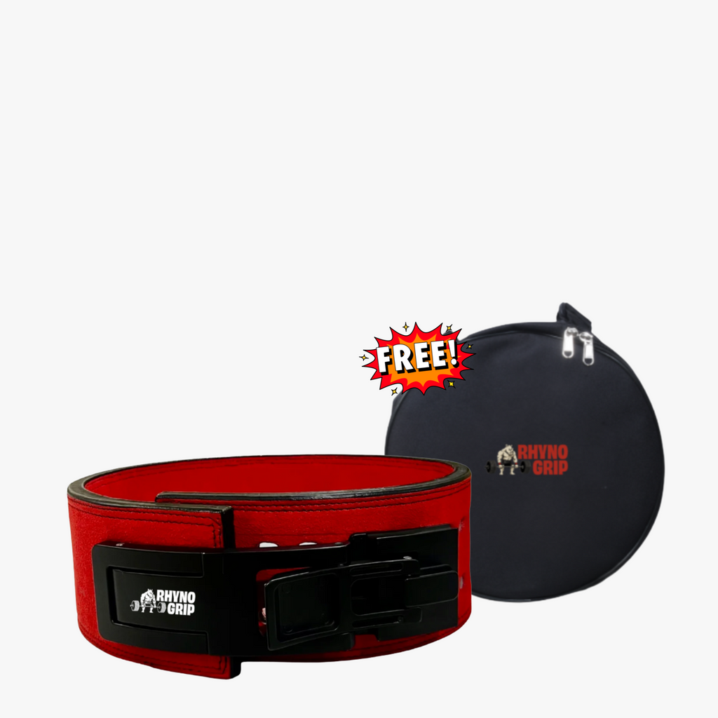 RhynoGrip Crimson Red – Premium 13mm Lever Belt (Limited Edition)